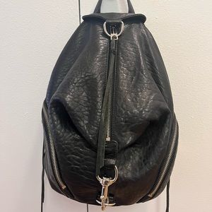 Rebecca Minkoff Black Leather Julian Backpack *like new*